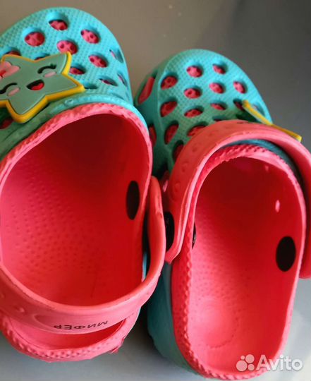 Крокс crocs сандали, тапочки для девочки 19 размер
