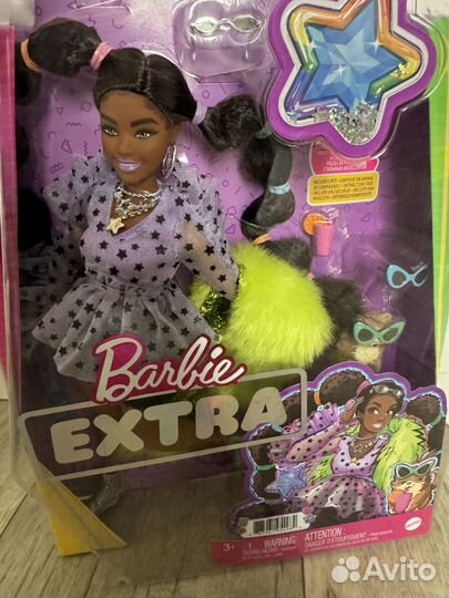 Кукла Barbie extra с переплетенными резинками