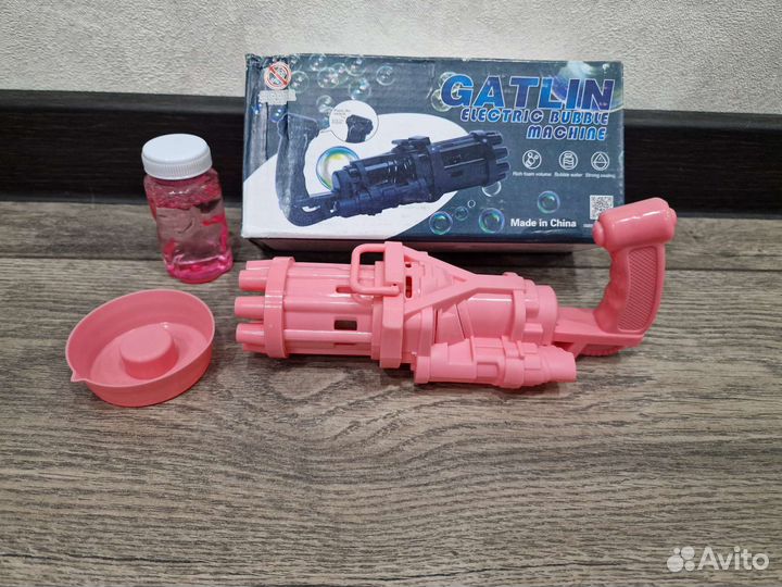 Мыльные пузыри, пистолет