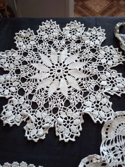 Салфетки вязанные крючком