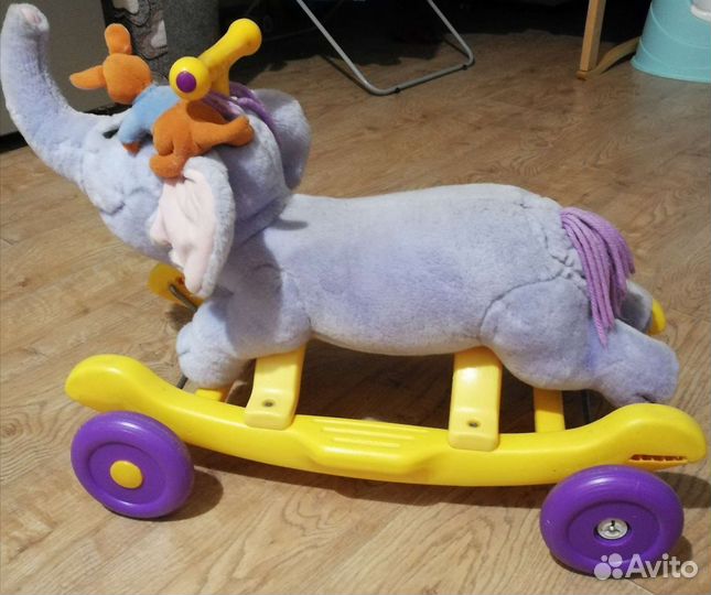 Детская качалка-каталка и развивающий коврик