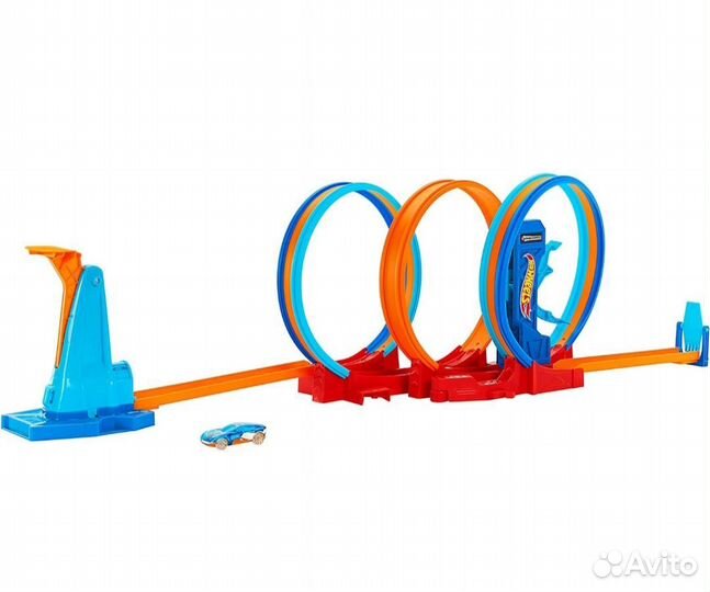 Трек Hot Wheels Хот Вилс Безумные петли