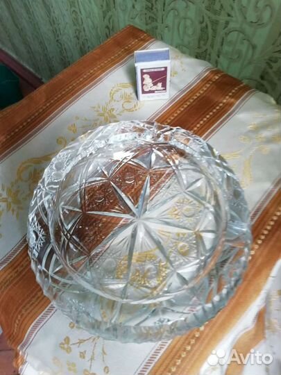 Пепельница хрустальная СССР