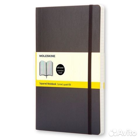 Блокнот Moleskine classic 130х210 в клетку мягкий