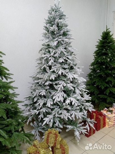 Елка искусственная литая заснеженная