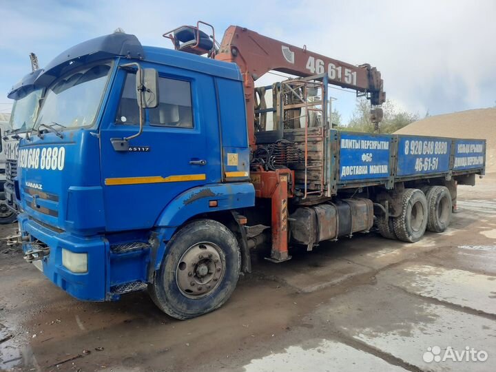 КАМАЗ 65117 с КМУ, 2013