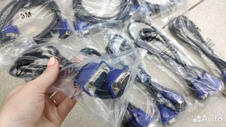 Оптом VGA кабели 1.5м новые