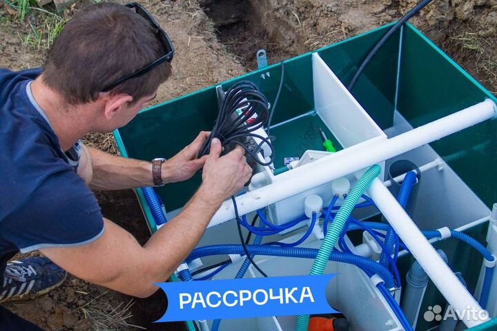 Септик под ключ. Установка за 1 день