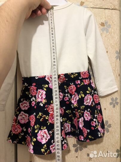 Платье для девочки с длинным рукавом