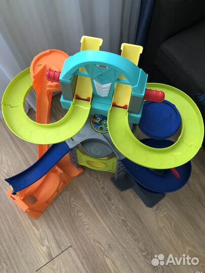 Трек горка автотрек fisher price