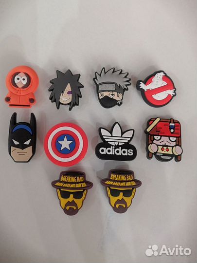 Набор Jibbitz 10шт для Crocs