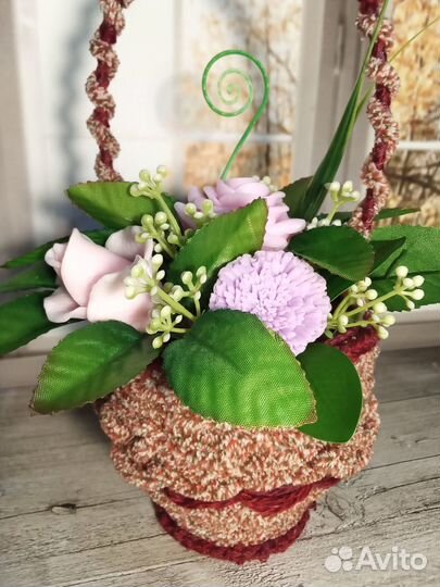 Букет цветов из мыла 