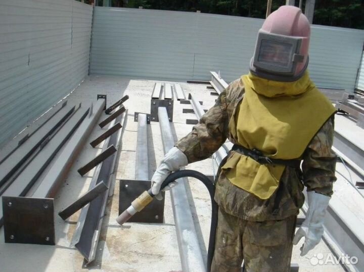 Пескоструйная обработка с выездом