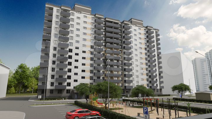 1-к. квартира, 37,7 м², 12/13 эт.