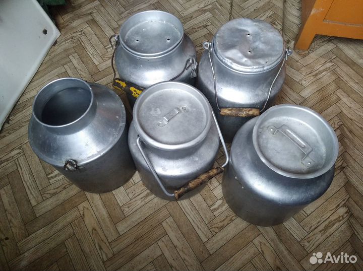 Бидоны аллюминевые 10л, 20л