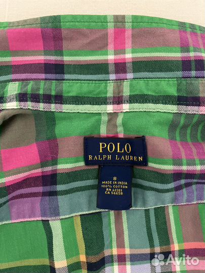 Ralph lauren рубашка детская