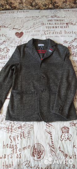 Пиджак для мальчика трикотажный 152р