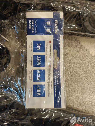 Сетевой фильтр удлинитель sven optima 5 метров