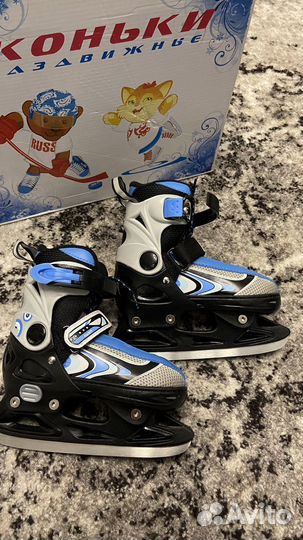 Ролики-коньки раздвижные р-р 29-32