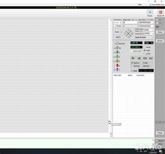 Жесткий диск 1 Tb Barracuda (битых секторов нет)