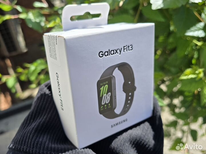 Смарт-часы Samsung Galaxy Fit3 новые графит