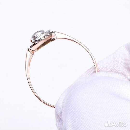 Кольцо Ювелирный сплав с бриллиантами