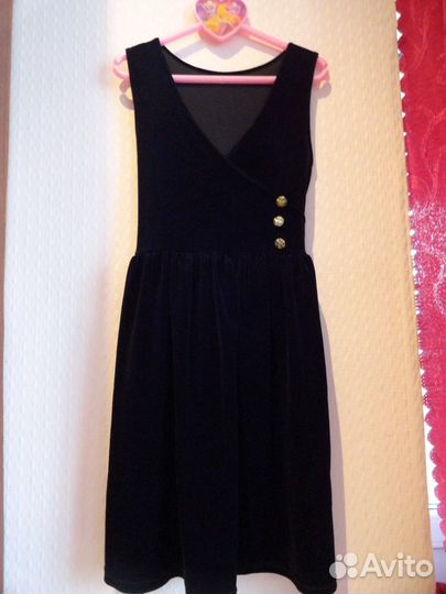 Сарафан бархатный до 146 см