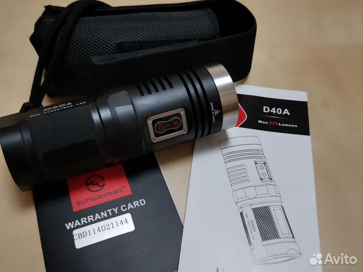 Фонарь Sunwayman D40A