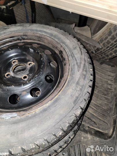 Колесо зимнее 195 60 r15 kia solaris