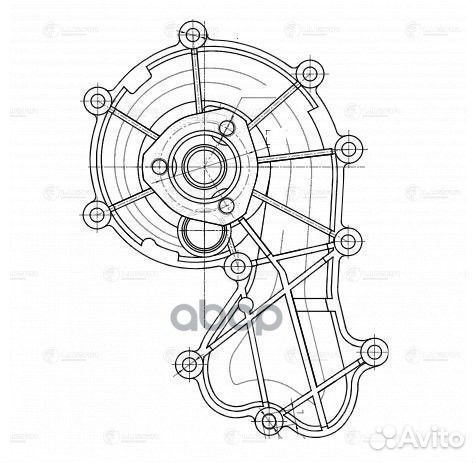 Помпа, Водяной Насос Audi Q7/Vw Touareg Ii 2010