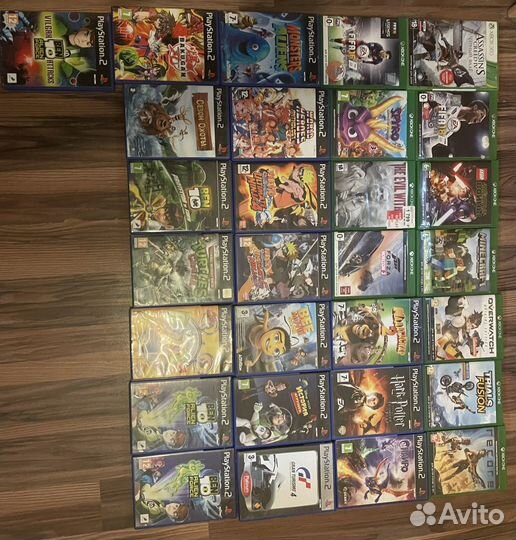 Диски на xbox one и ps 2