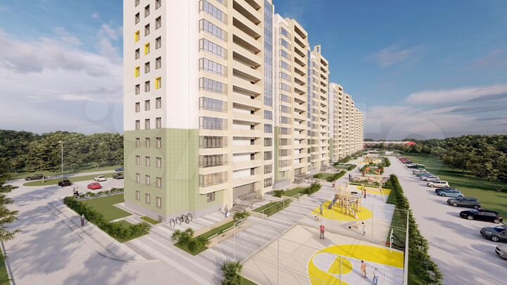 1-к. квартира, 29 м², 4/14 эт.