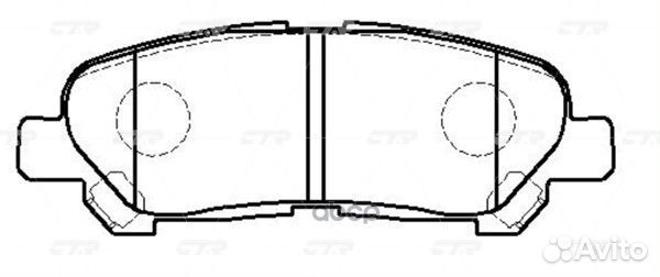 Колодки тормозные дисковые задние Toyota Highla