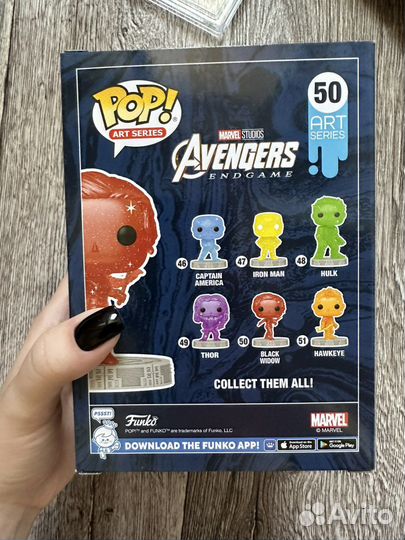 Funko pop black widow the infinity saga