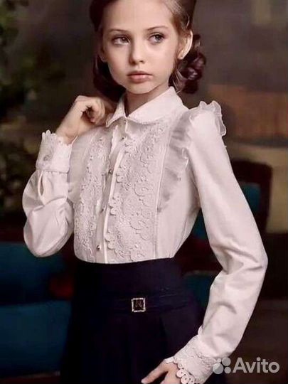 Блузка белая Duvali 128