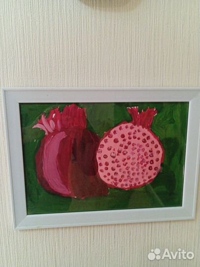 Картина гуашь