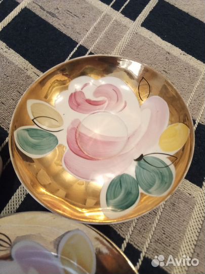 Графин и 11 стопок рыбки СССР