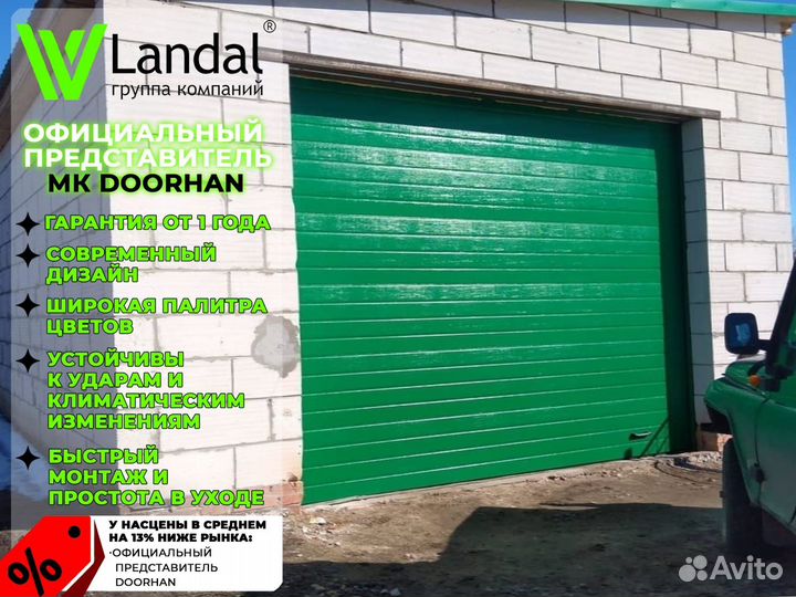 Секционные ворота