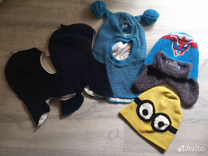 Шлемы, шапки, ушанки для мальчика