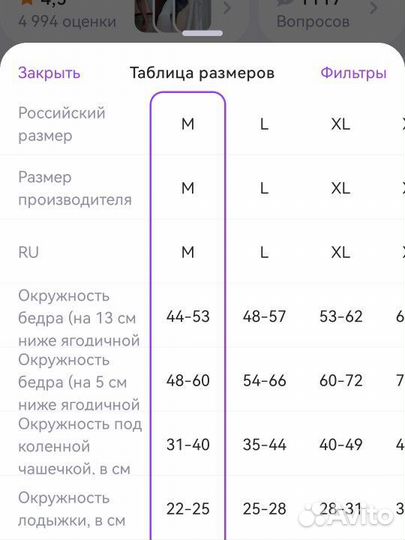 Компрессионные чулки 1 класс новые