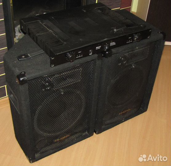 Колонки Phonic 320W 2шт Акустика 10