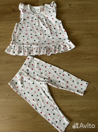 Вещи пакетом на девочку 80