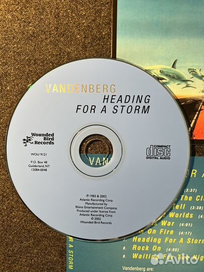 CD (rus) Vandenberg - Heading For A Storm (1983)