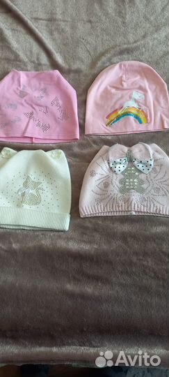 Шапочки штанишки для девочек