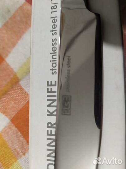 Ножи столовые с золотом else 