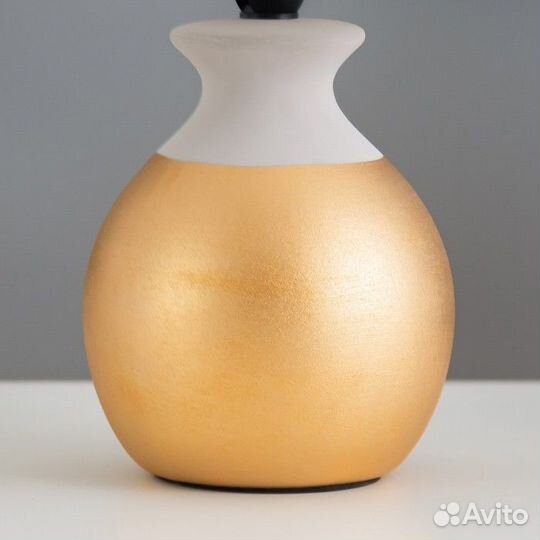 Настольная лампа 'Даена' E14 40Вт серо-золотой 20х