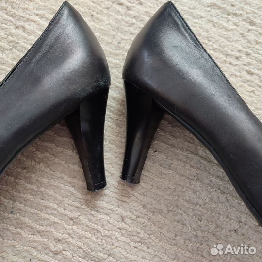 Туфли кожаные 39