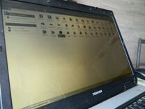 Ноутбук toshiba бу +клавиатура g103 logitech
