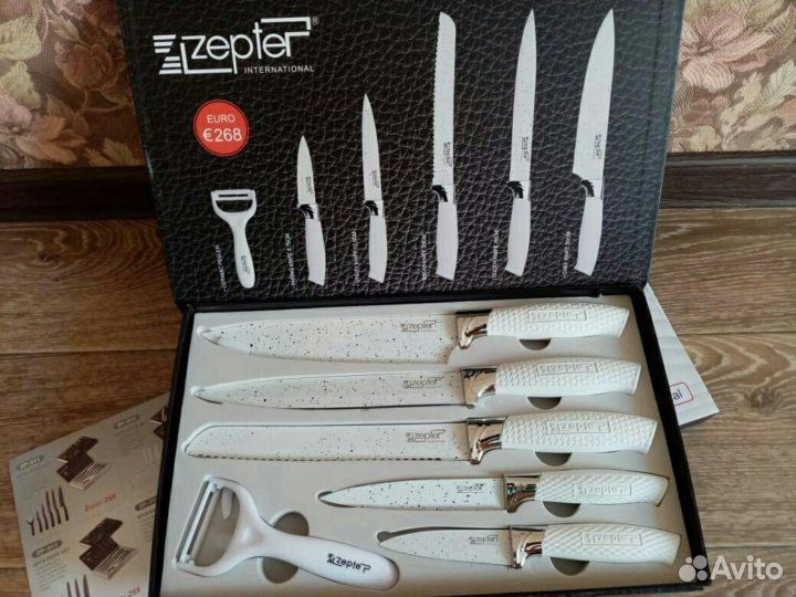 Новый набор ножей zepter 100 оригинал