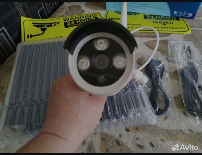 Уличное видеонаблюдения 4 камеры беспроводное